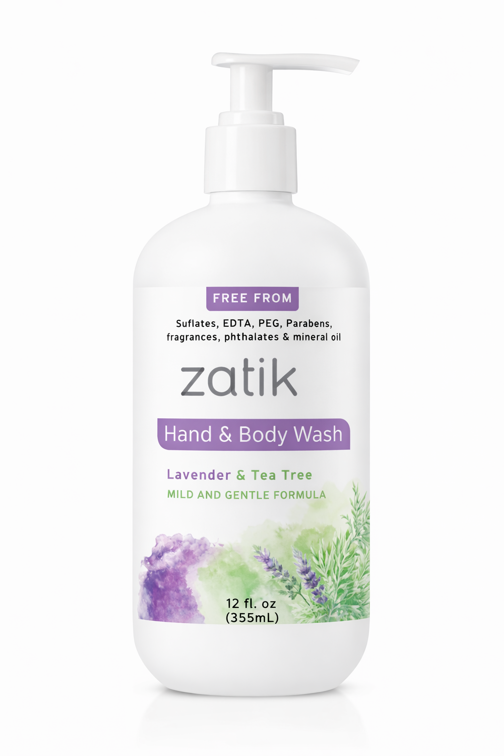 Liquid Hand & Body Wash - Lavender & Tea Tree