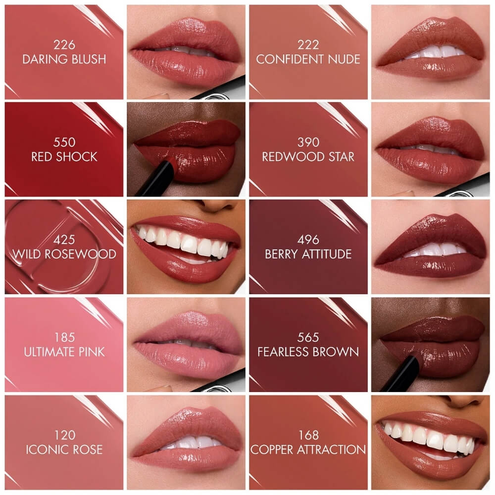 Dior Rouge Shock Shine Lipstick 550 High-Shine Lip Color