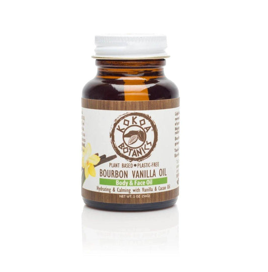 Bourbon Vanilla Body & Face Oil - Hydrate & Calm - 2 oz
