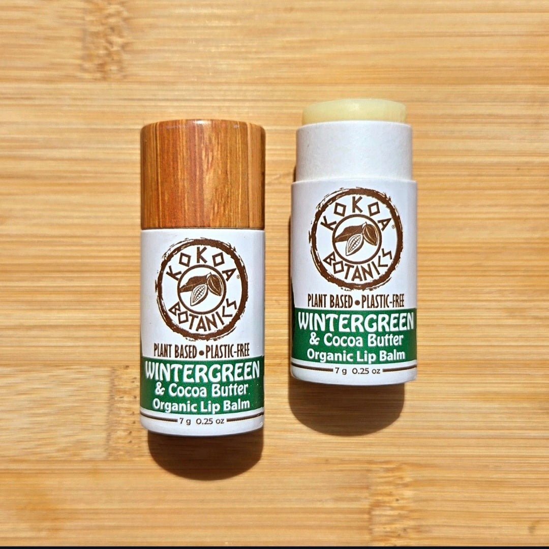 WINTERGREEN - Natural Organic Lip Balm - Plastic-Free .25 oz